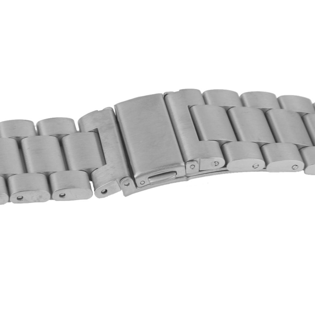 22mm Stainless Steel Watch Band Replacement For 38mm Apple Watch Silver