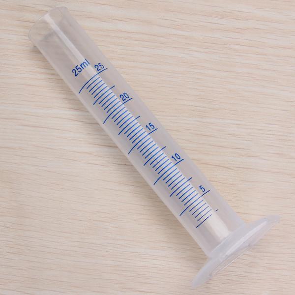 25ml Transparent Plastic Graduated Cylinder