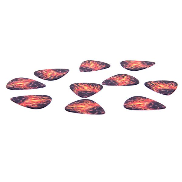 10pcs Flame Guitar Picks Plectrums 0.72mm