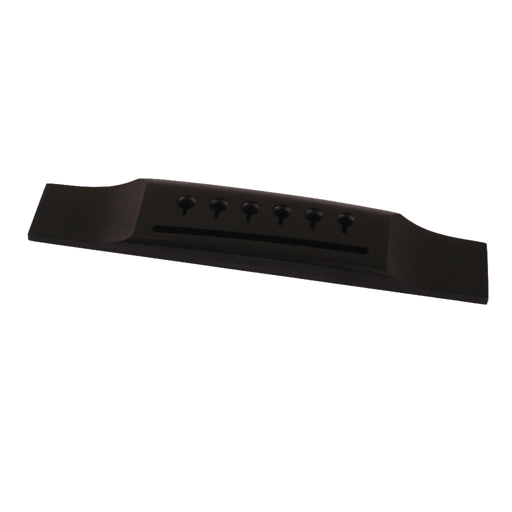 6 String Ebony Guitar Bridge For Acoustic Guitar