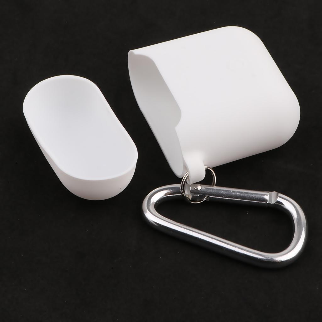 Silicone Case Shockproof Protective Cover Skin For Apple AirPods White