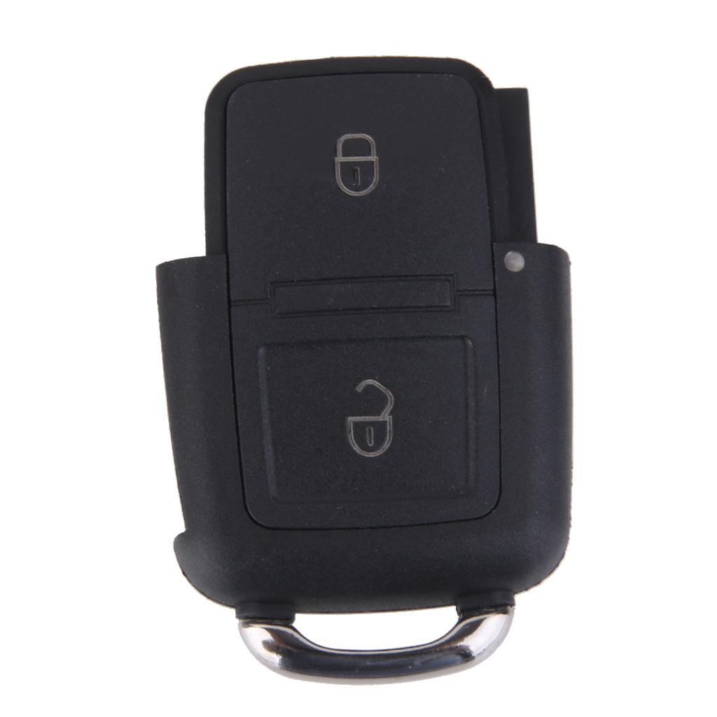 2 Button Remote Key Fob Case Shell for VW Transporter Bora Golf MK4 GTI