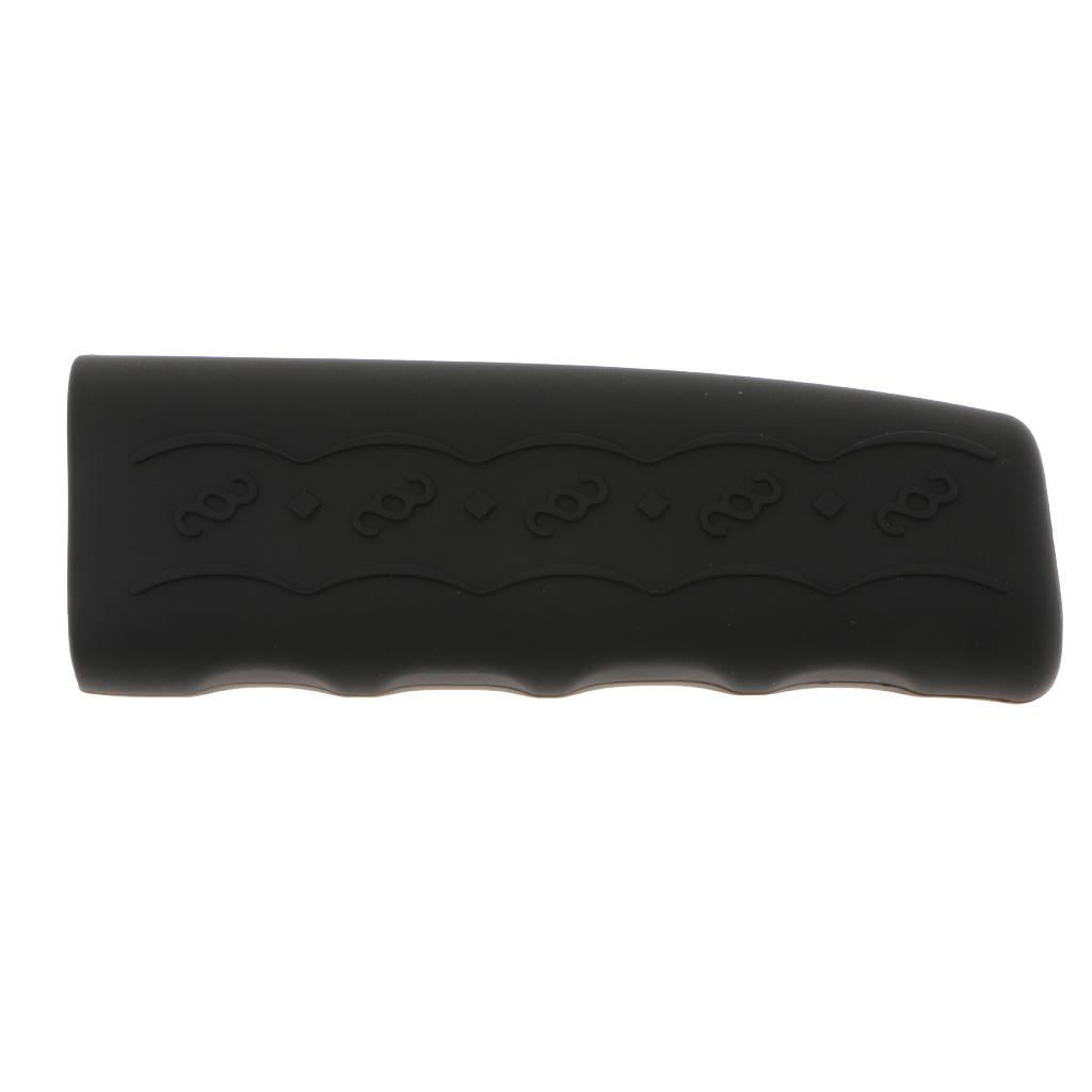 Car Vehicles Silicone Nonslip Hand Brake Lever Protector Cover Sleeve Black