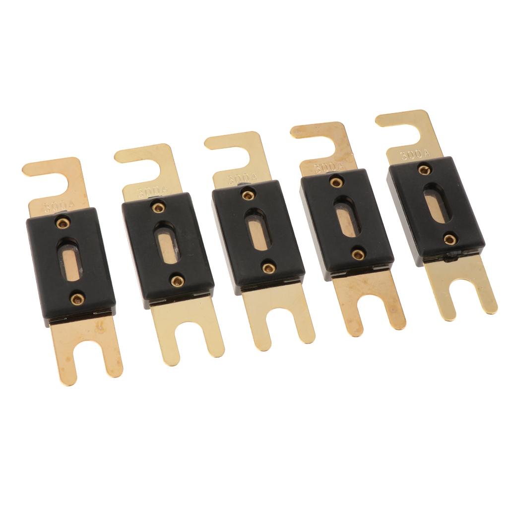 300 Amp ANL Fuses, 24K Gold Plated-5 Pack