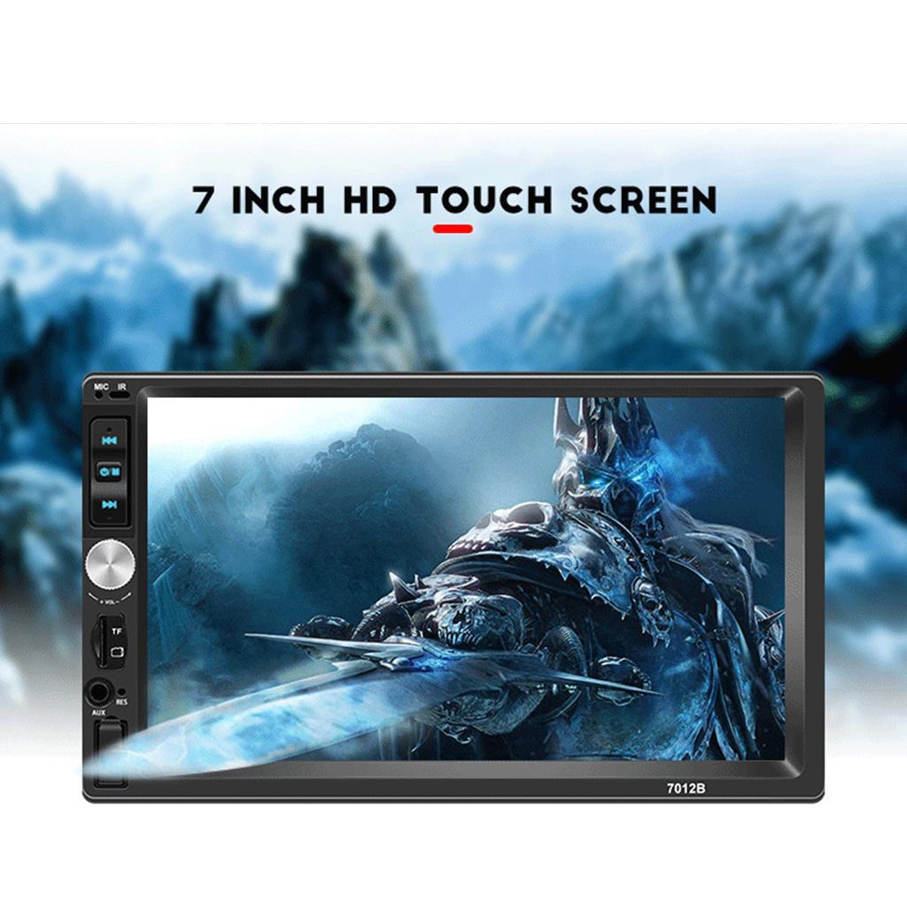 7" HD In Dash Touch Screen 2 Din Car Stereo Radio MP5 Player w/ Camera 7018B