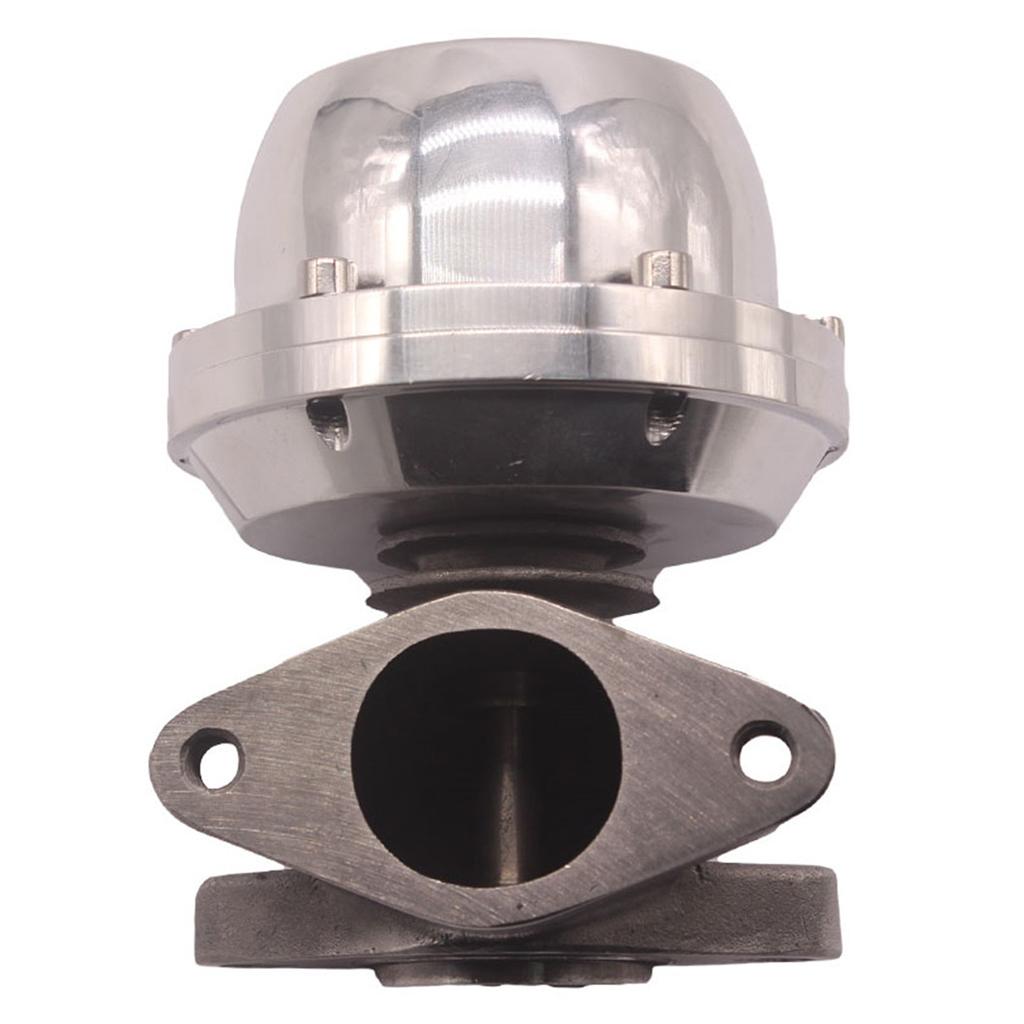 Universal CNC Aluminum Adjustable 38mm External Turbo Wastegate Silver