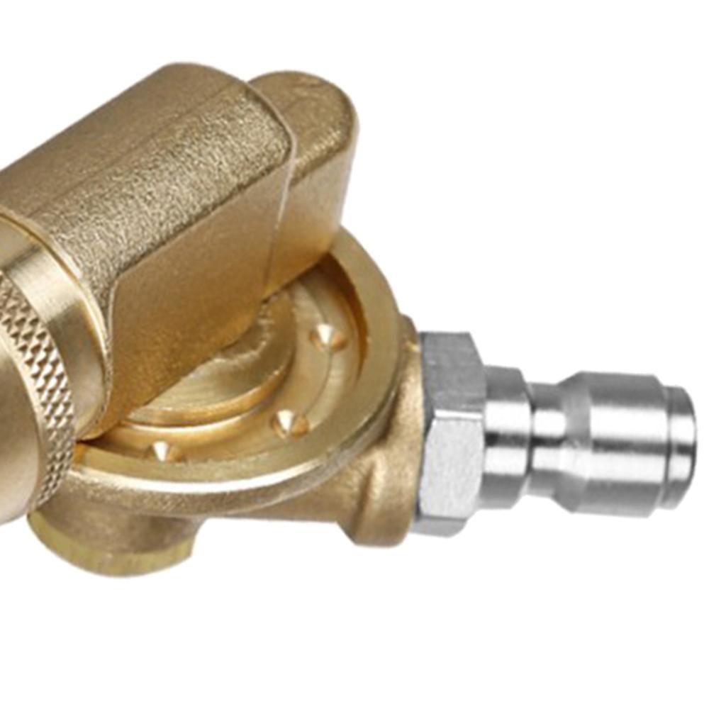 5000psi Quick Connecting Pivoting Coupler For Pressure Washers Nozzles 