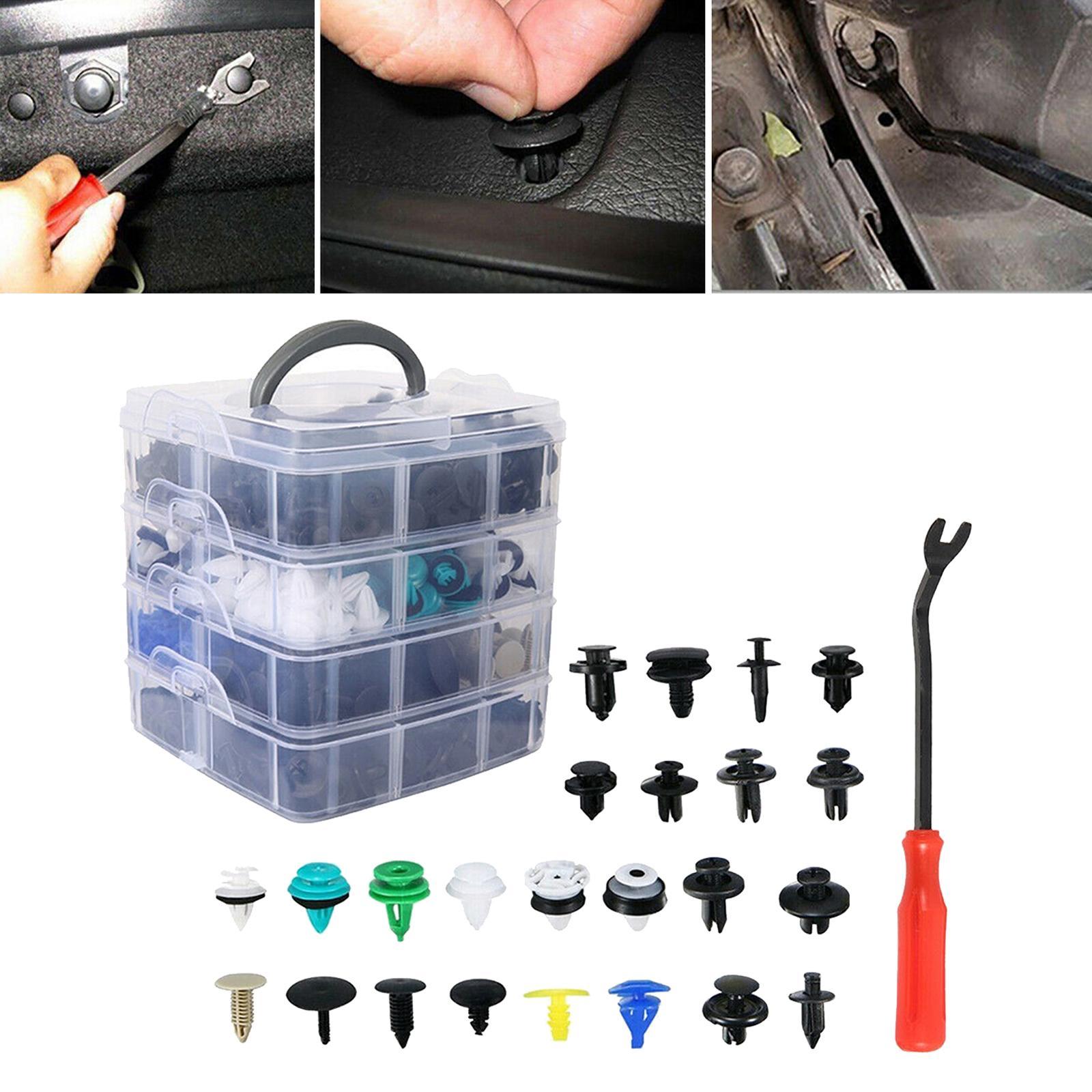 620PCS Universal Boxed Car Plastic Retainer Clips Vehicles Repair Parts