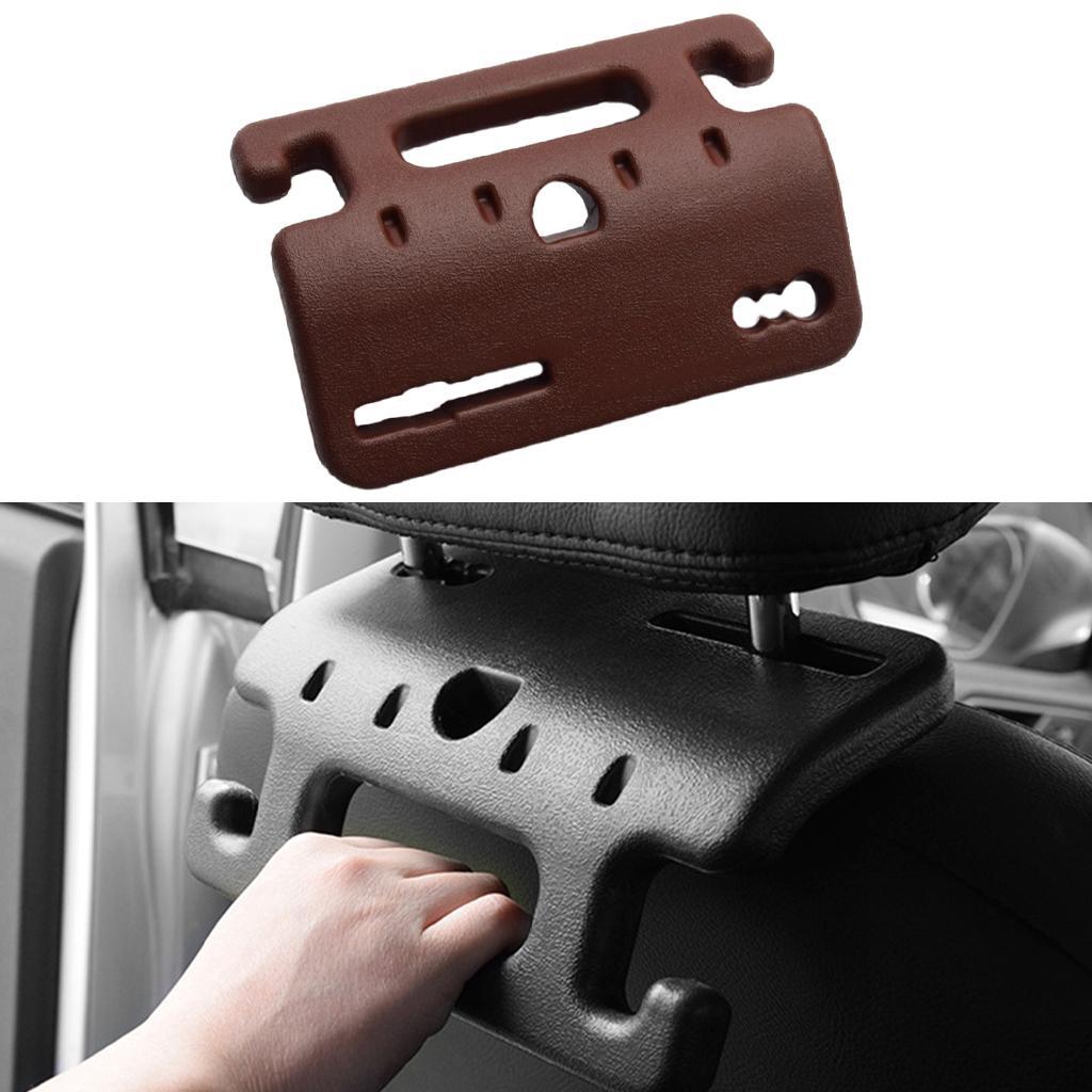 Double Hook Bag Armrest Universal Multi-Functional Car Hanger Car Seat Coffee