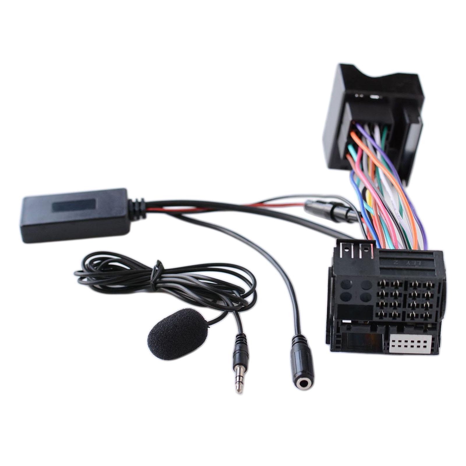 Bluetooth Adapter AUX Amplifier with Microphone for Audi A2 A3 A4 A8 TT TTS