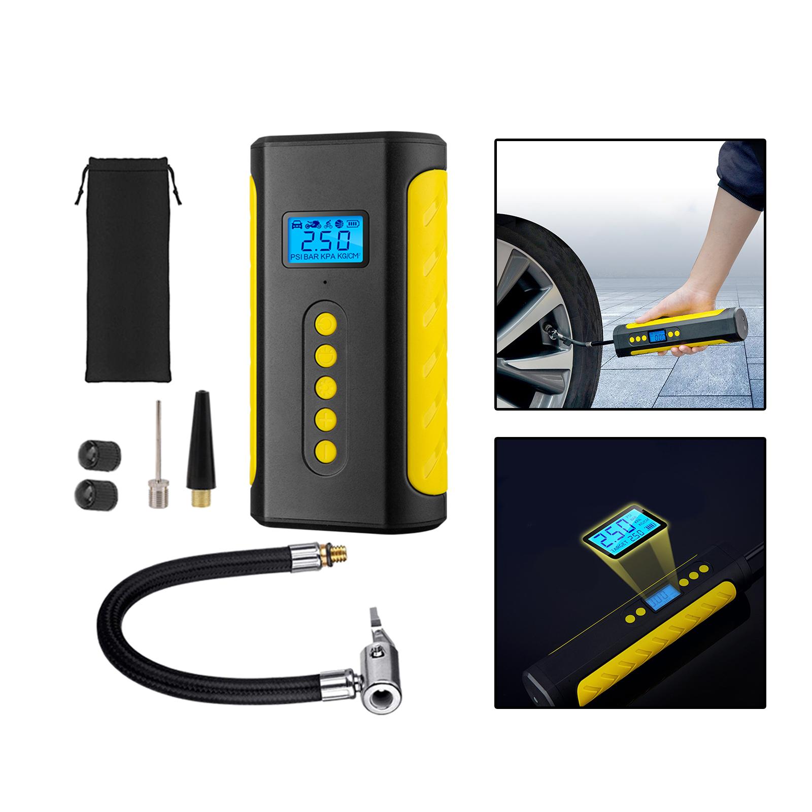 Electric Portable Air Compressor Intelligent for Bicycles Wired