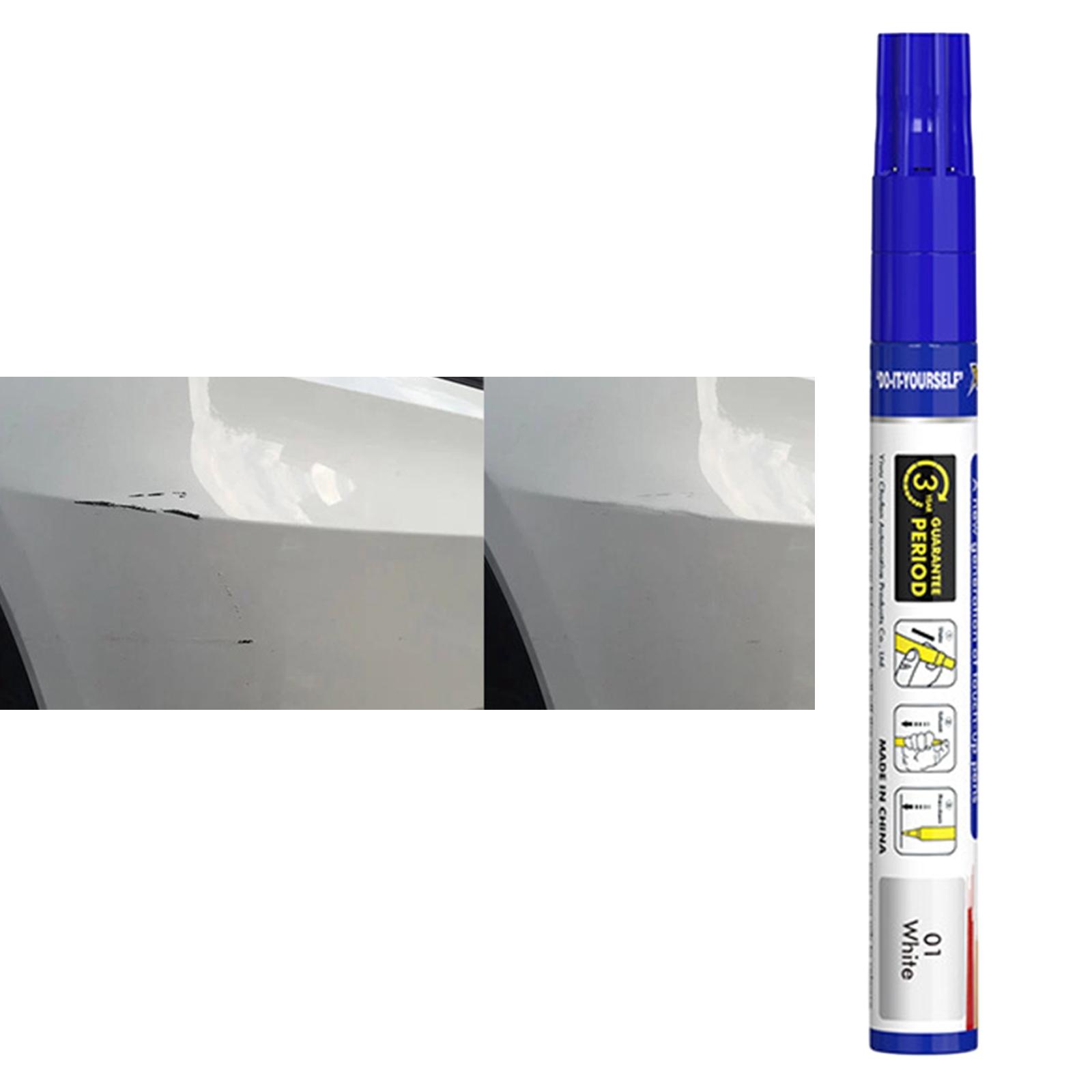 Car Touch up Paint Pen Waterproof Supplies Car Scratch Repair Pen Automobile White