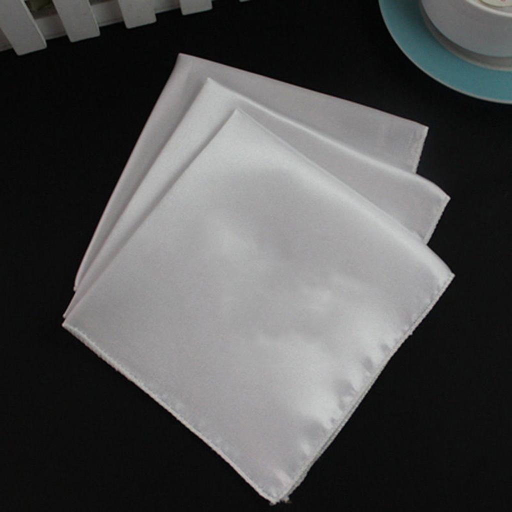 10x Polyester Napkin Pocket Handkerchief Square Wedding Party Tableware 21