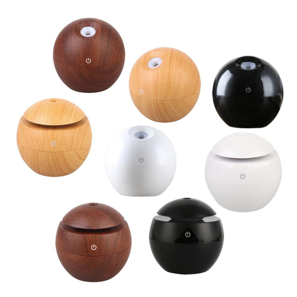 USB Essential Oil Aroma Diffuser Ultrasonic Humidifier Purifier Air wood#4