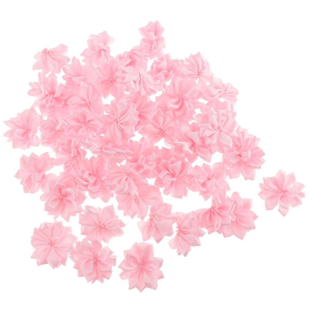 50pcs DIY Wedding Rose Flower for Birthday Home Decor Garment Accessories Pink