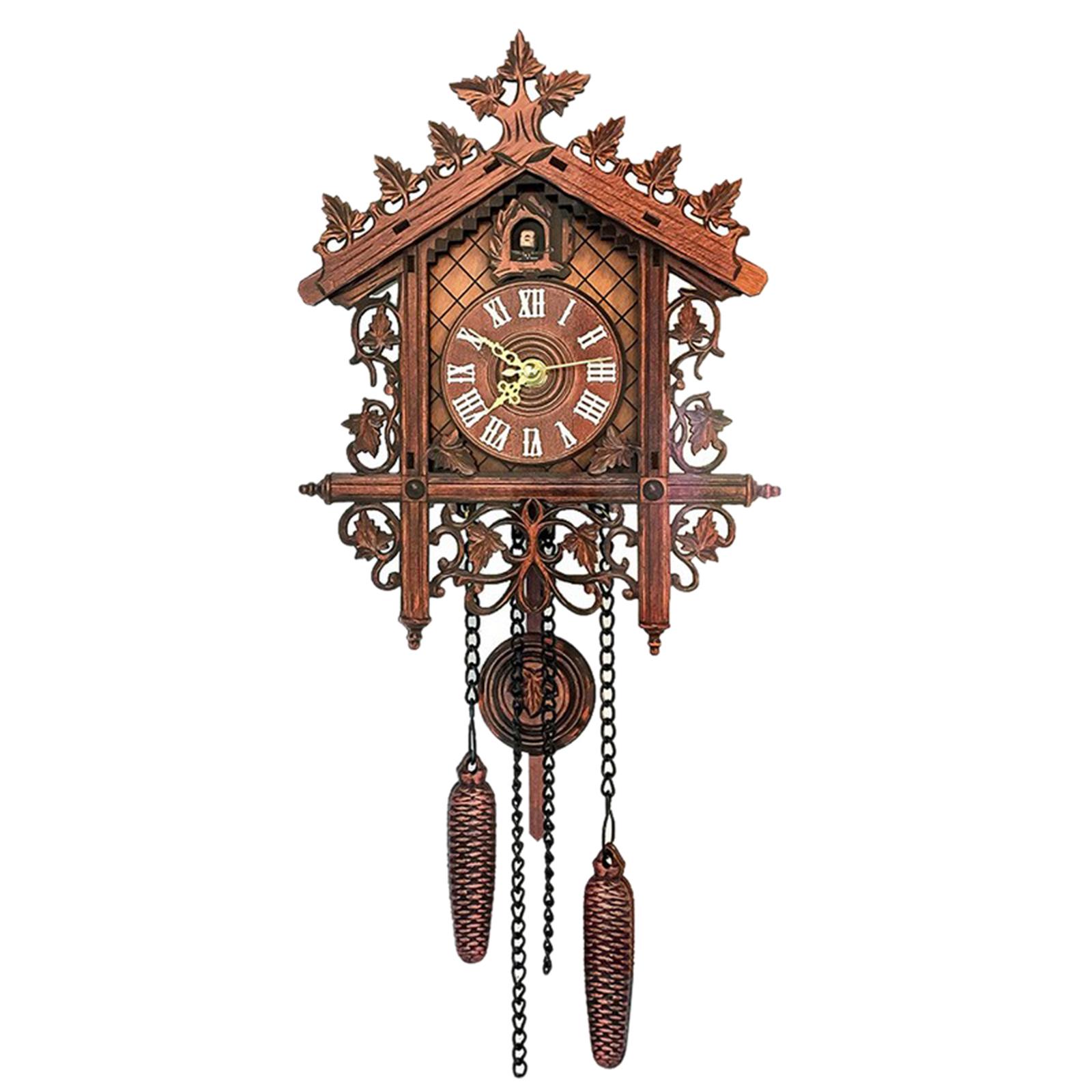 Wooden Cuckoo Wall Clock