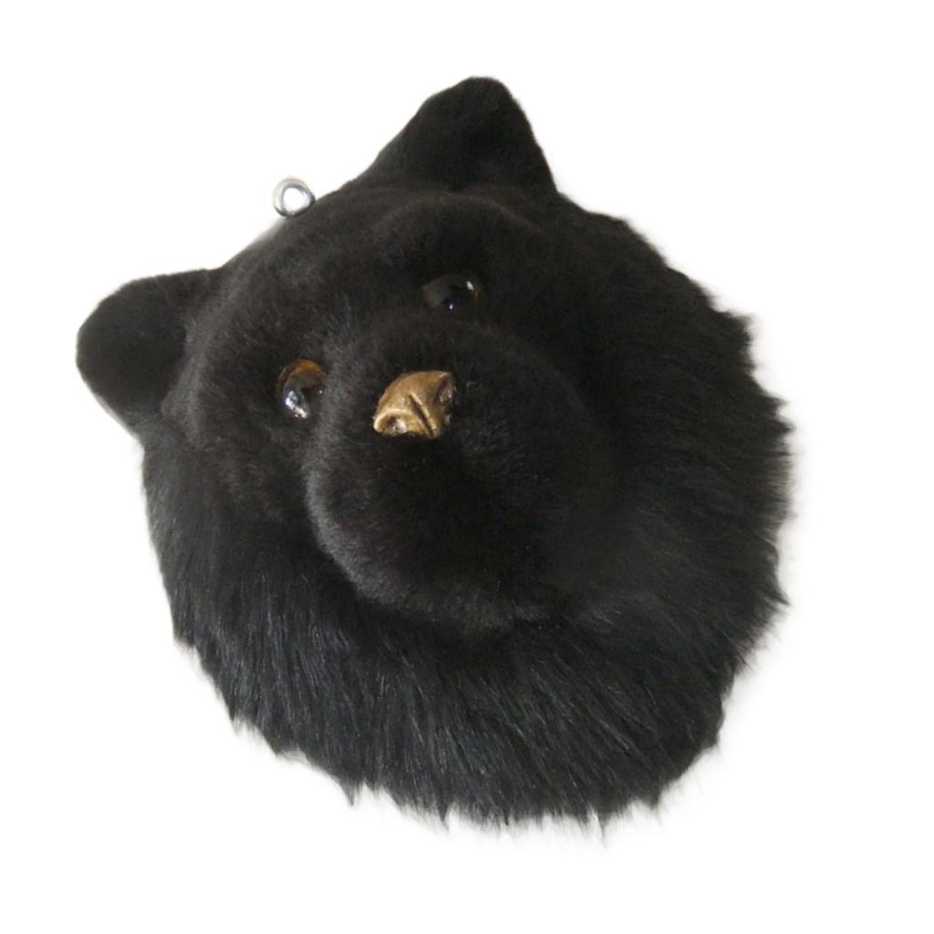 3D Animal Head Model Wall Art Sculpture Home Room Hanging Decor Black Bear
