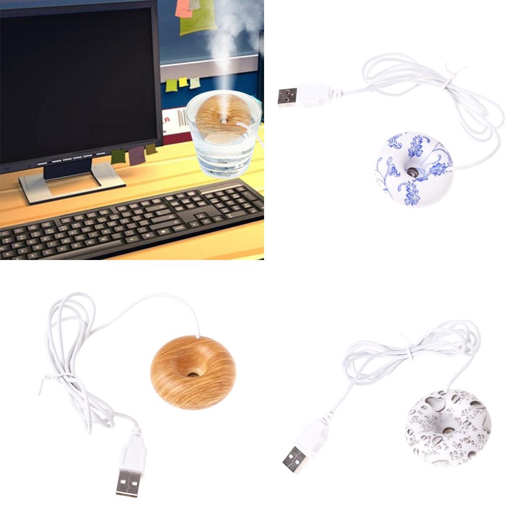 Usb Donut Humidificateur D/'air USB Bureau À Domicile Mist Brumisateur