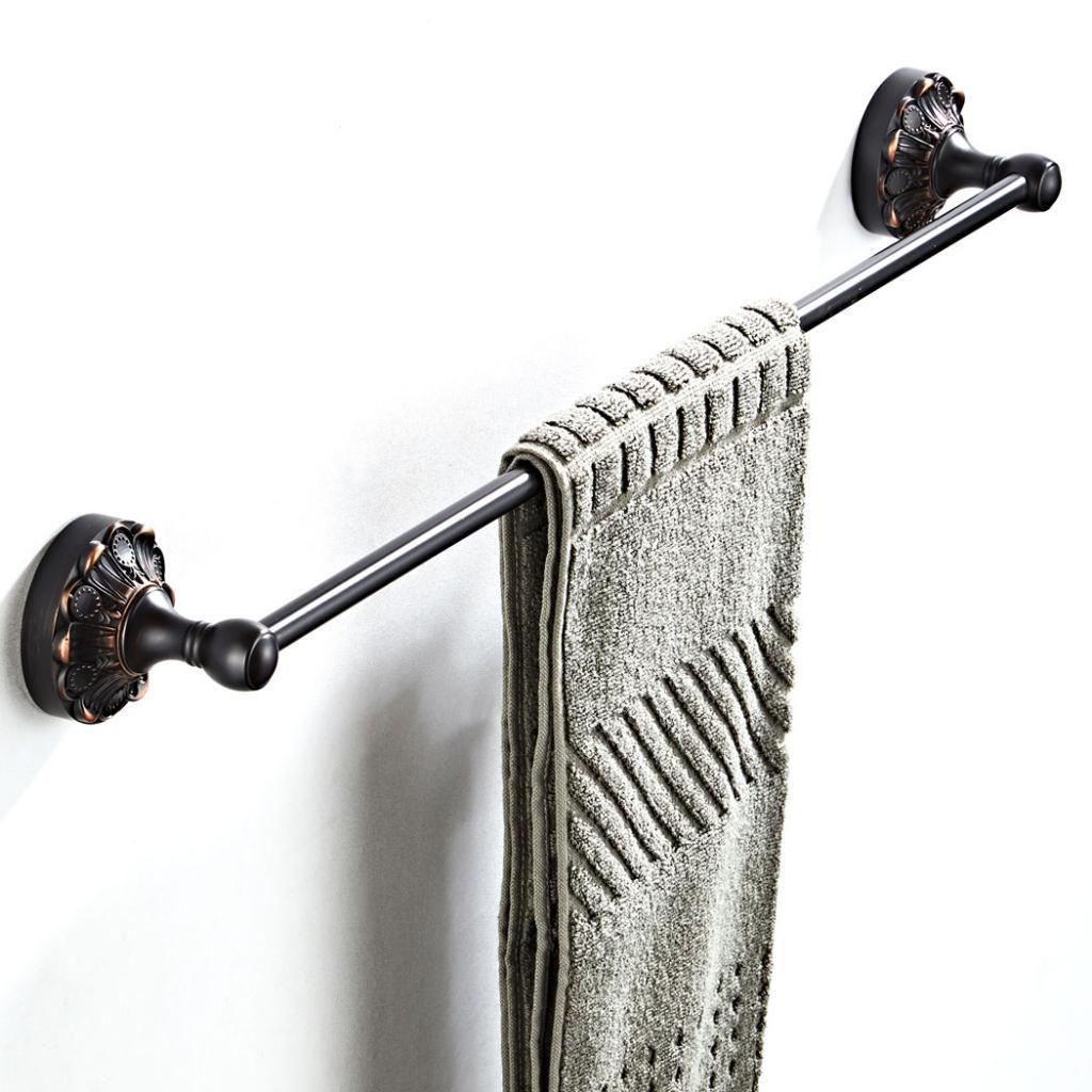 Brass Bathroom Hardware Wall Mount towel Bar Toliet Brush Set Towel Rail