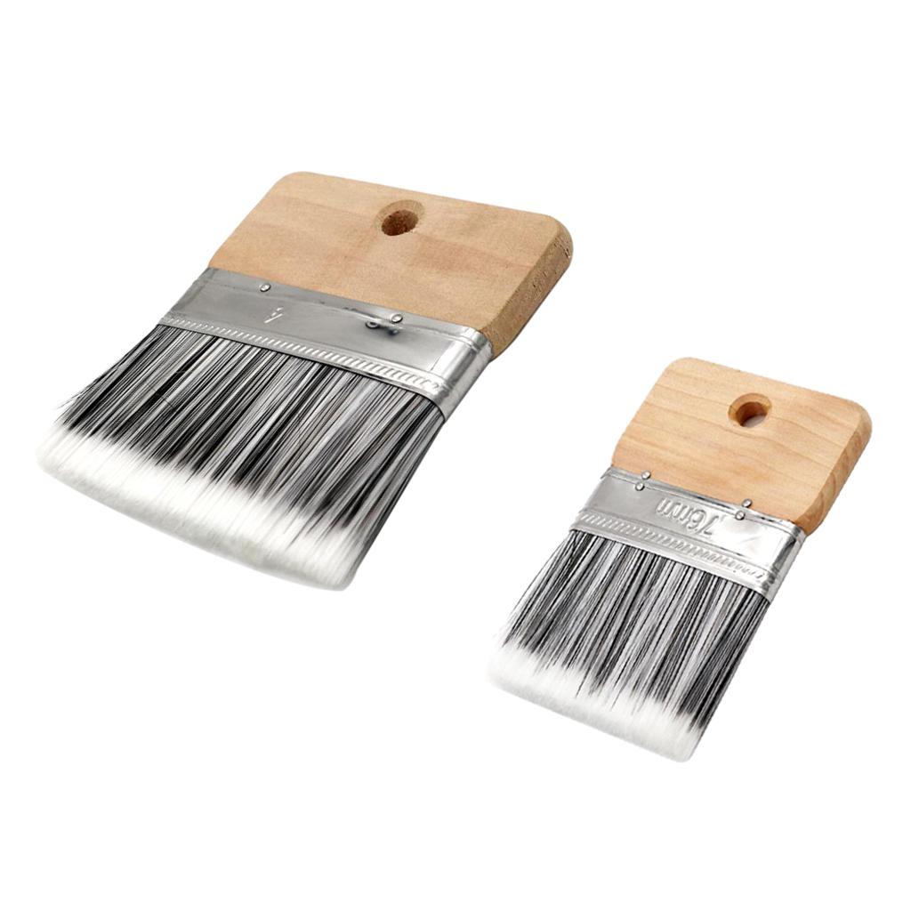 2xWall Art Paint Brush for Cabinet Decks Fences Wall Painting. 75x130x10mm