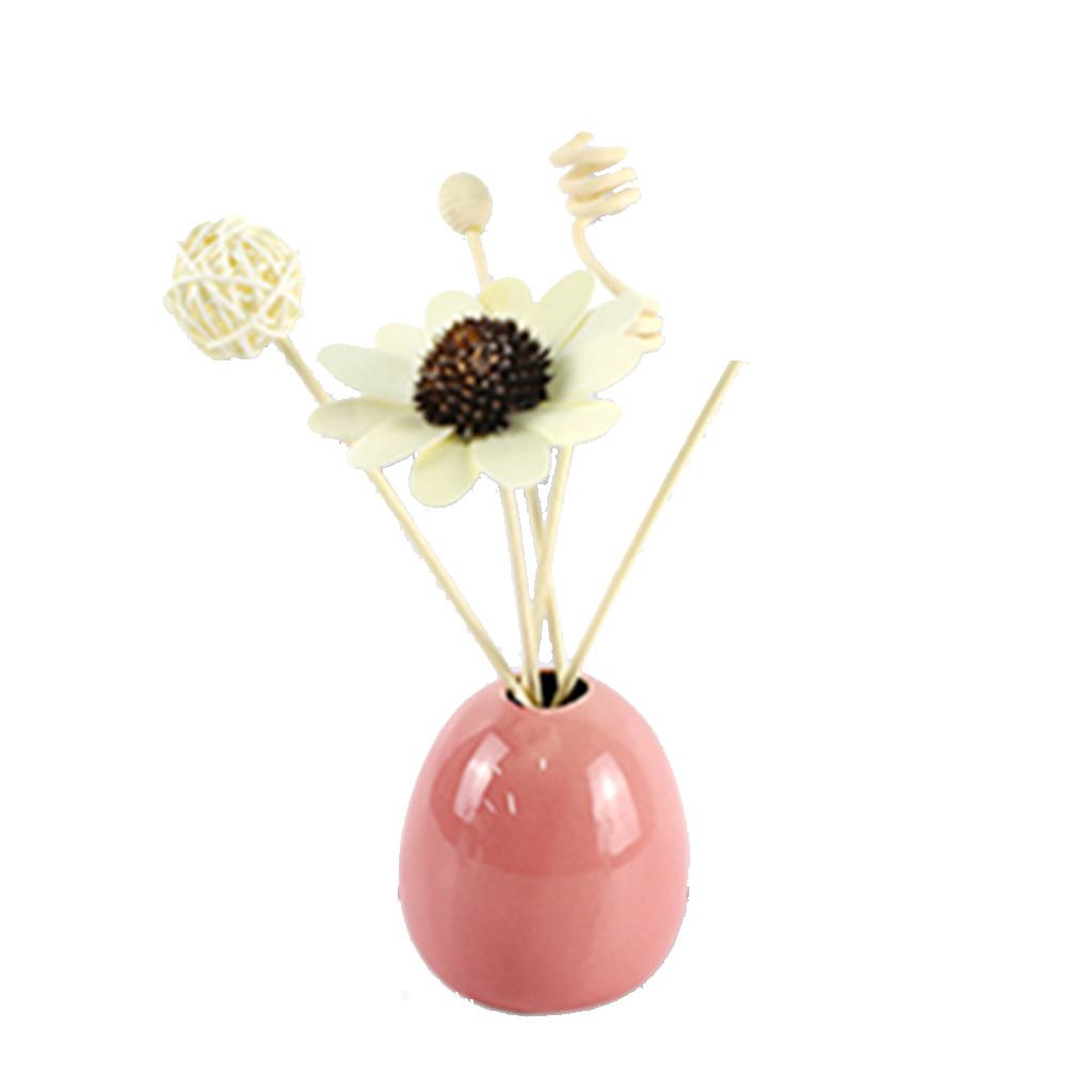 1oz Home Fragrance Reed Diffuser Lavender/Jasmine for Bathroom Bedroom Pink