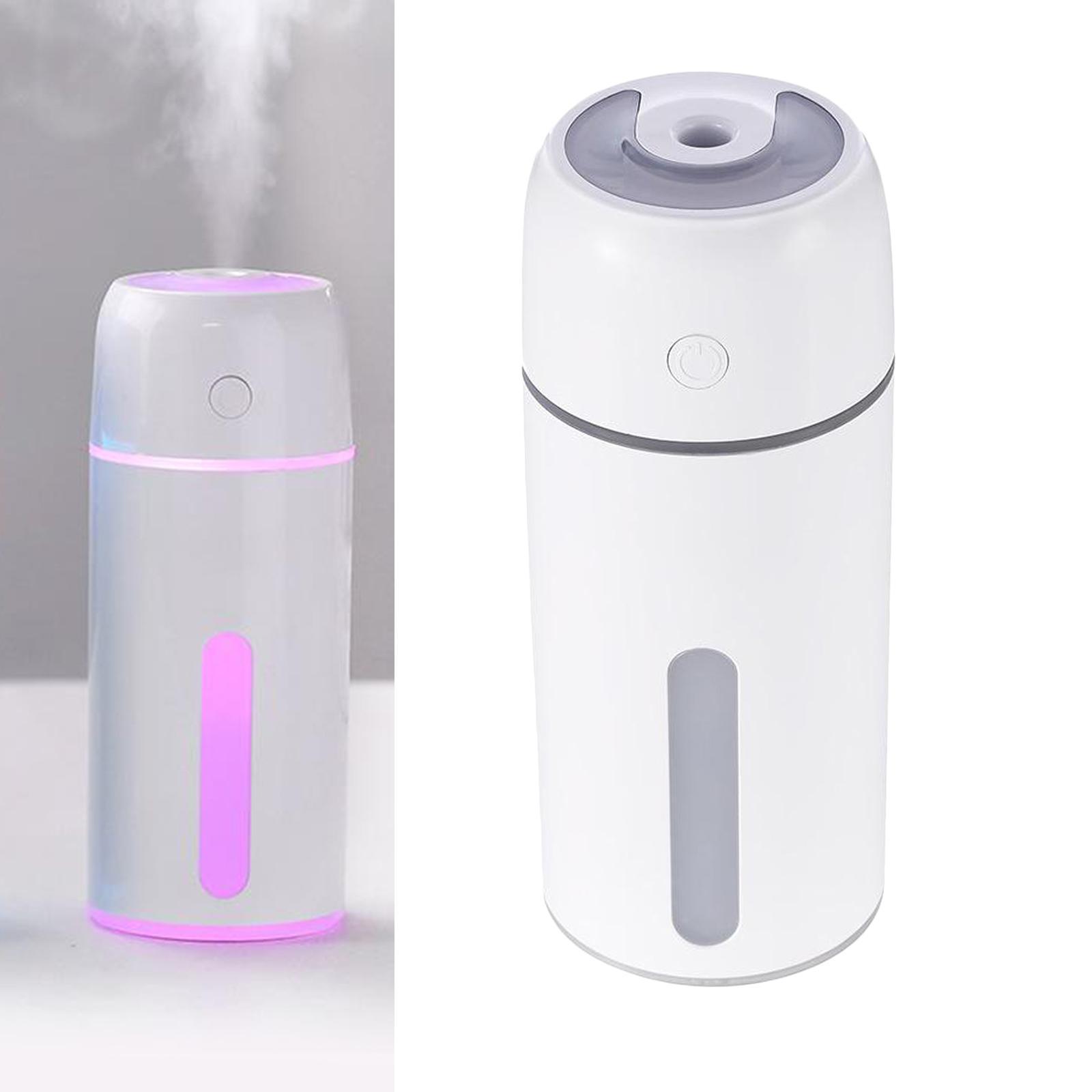 Electric Air Diffuser USB Humidifier LED Night Light Up Home Purifier White