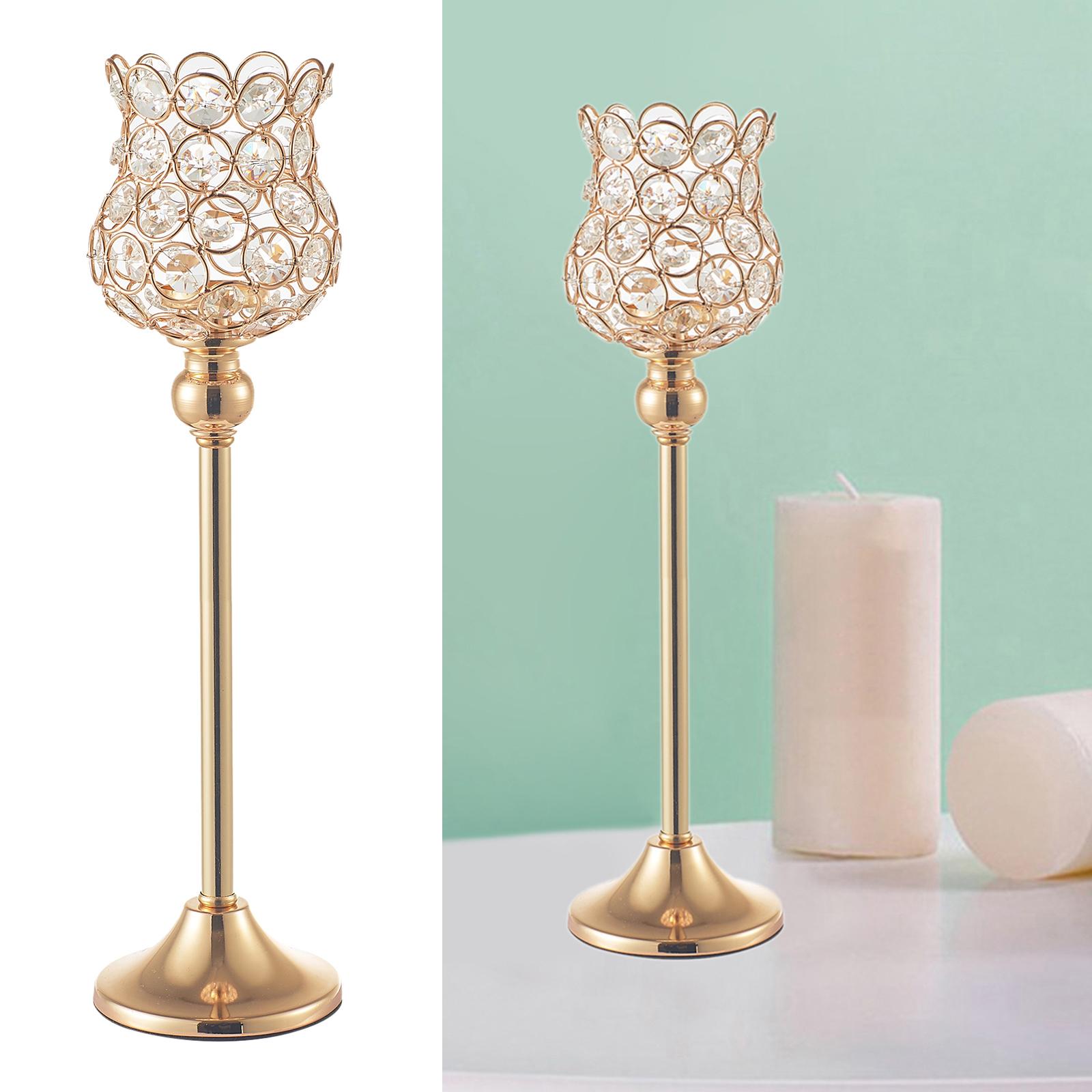 Candle Holder Dinner Table Flameless Candlesticks Modern Decorative 38cm