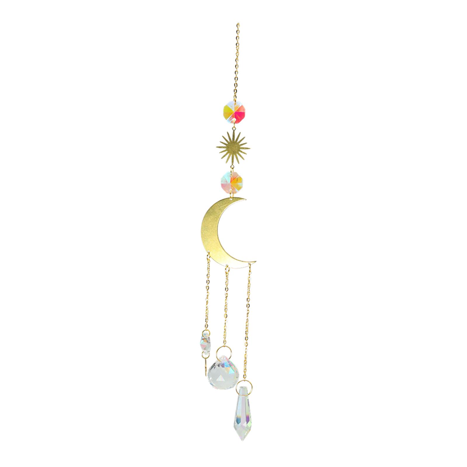 Crystal Hanging Ornaments Decor for Window Home Garden B