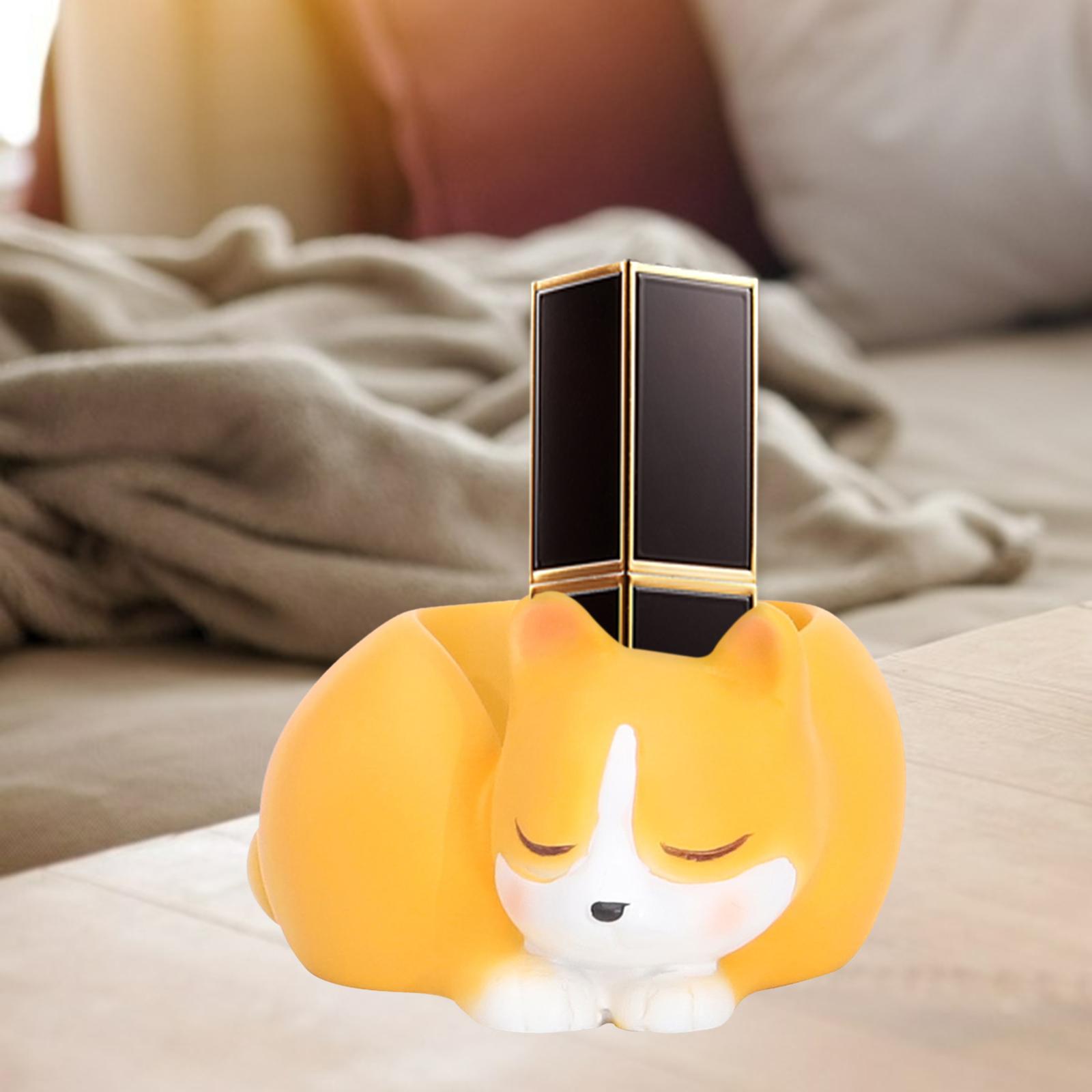 Animal Candlestick Decor Objects Collection Candle Holder Resin for Home Corgi