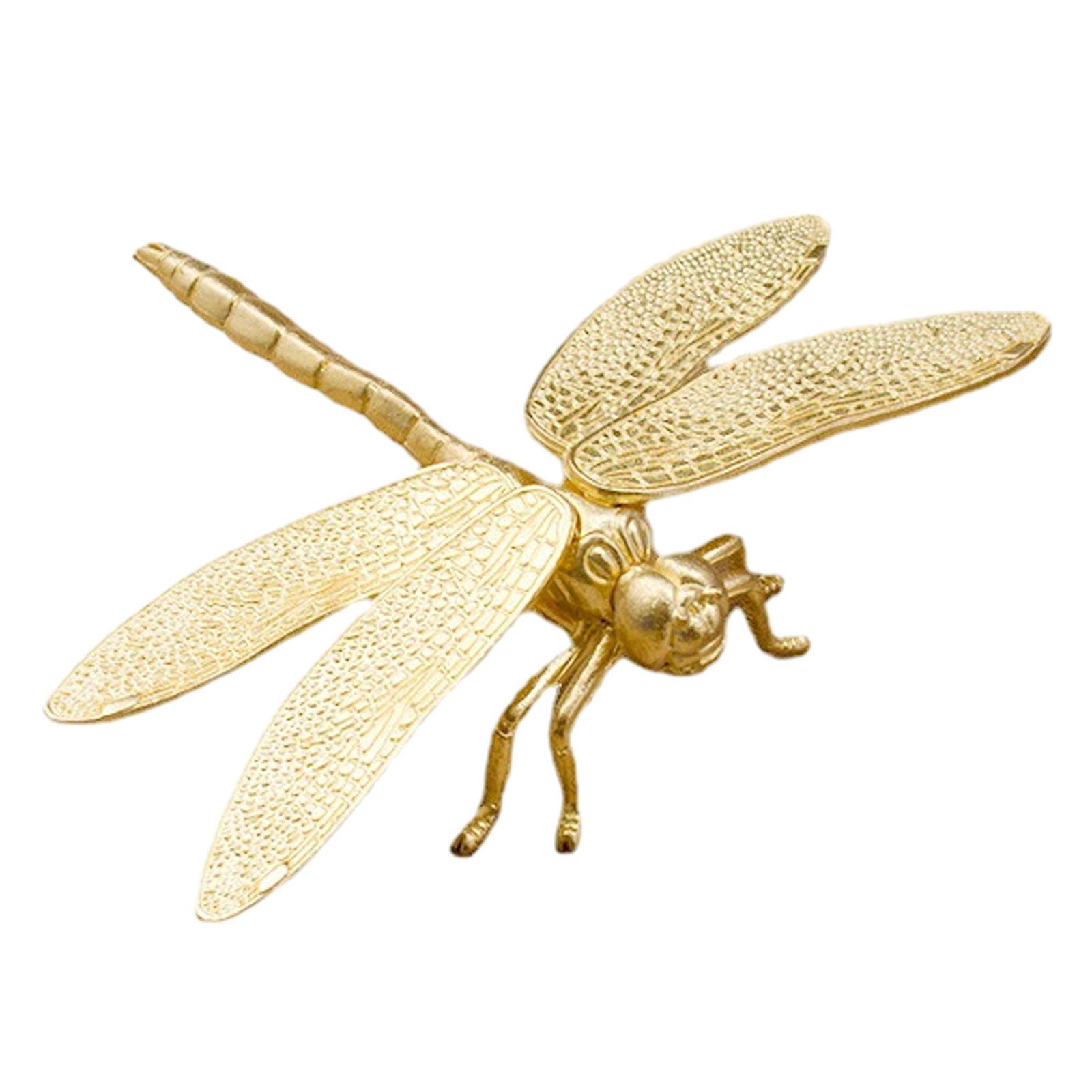 Dragonfly Sculpture Gold