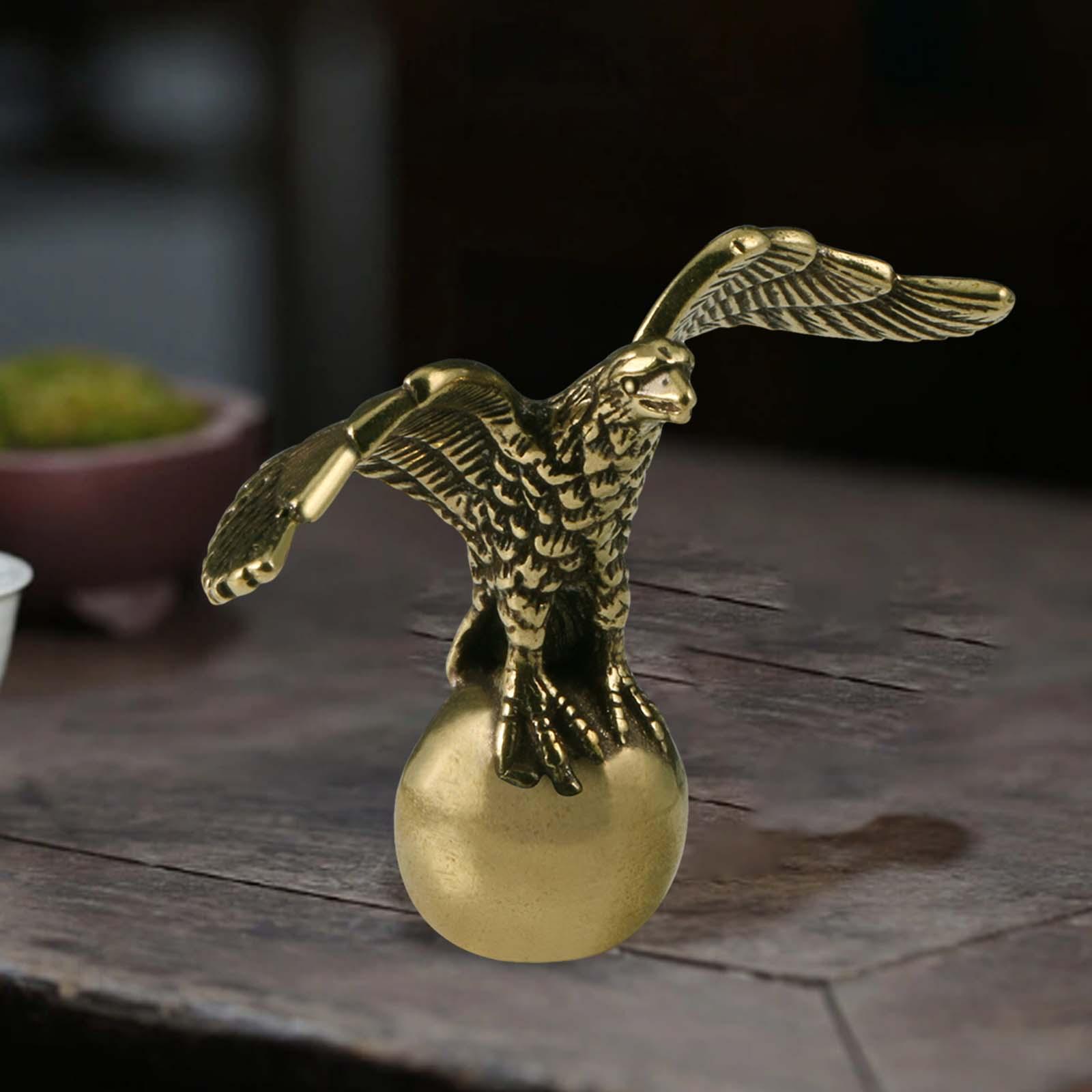 Small Eagle Statue Art Sculpture Collectible Figurine for Hotel Table Studio