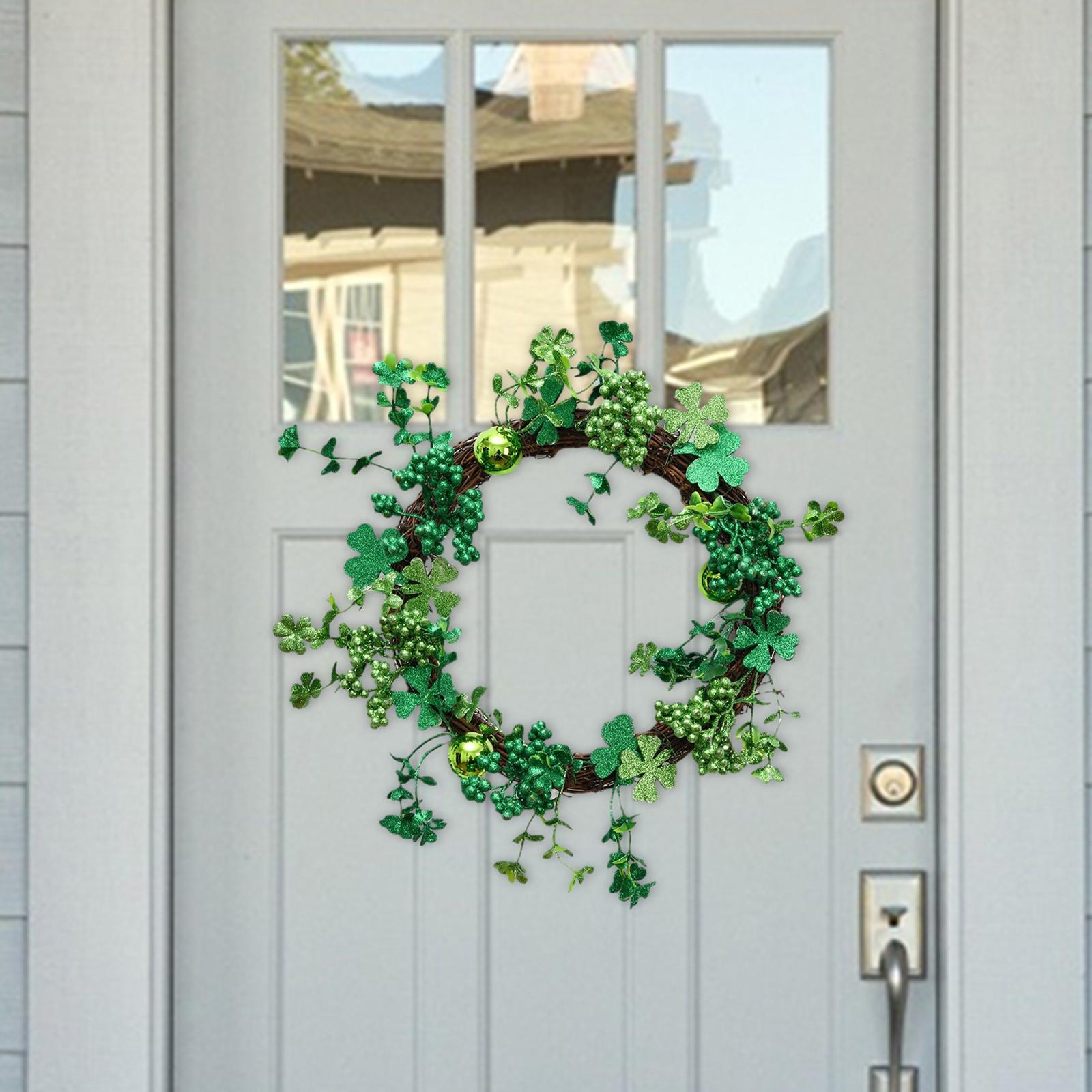 Artificial Wreath Simple 2024 Spring Simulation Wreath for Garden Home Patio