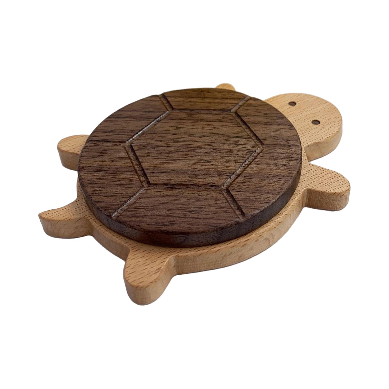 Wooden Turtle Coaster