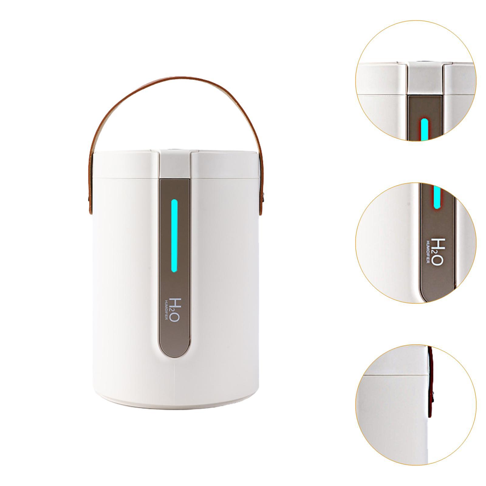 Double Spray Humidifier Personal Desk Humidifier for NightStand Office Hotel White