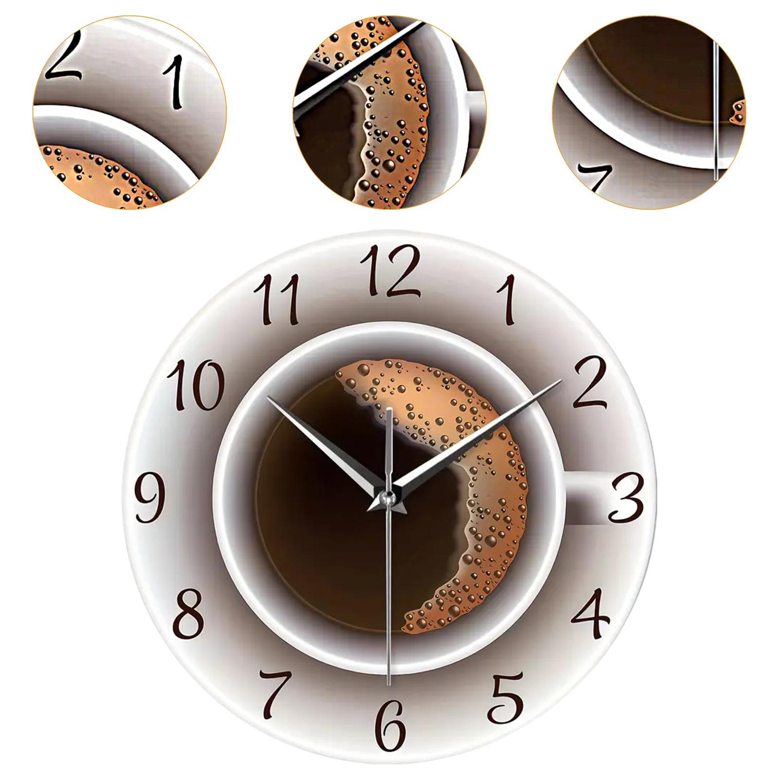Arabic Numerals Wall Clock Gift Home Furnishing for Farmhouse Bedroom Office