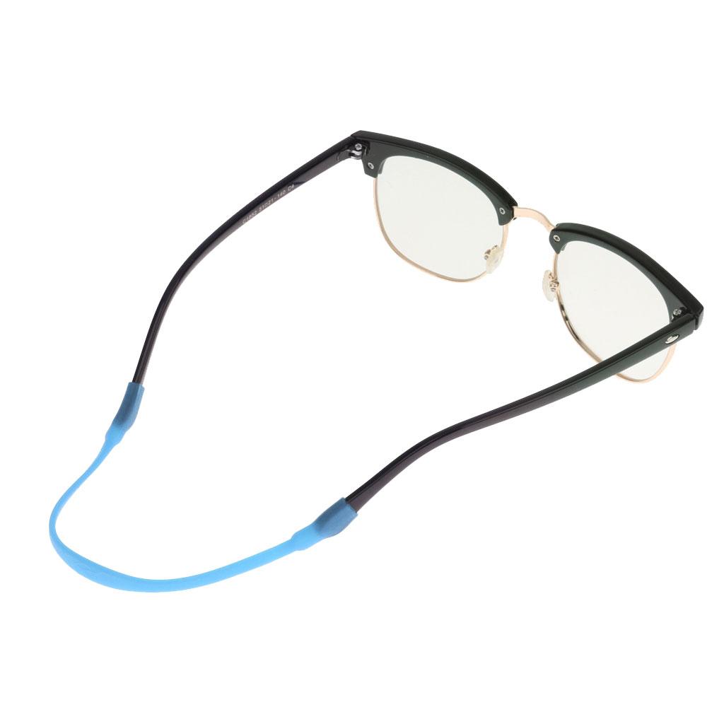 Hifot Brillenband Brillenbänder 4 Stück mit Brillenputztuch einstellbar Brillenband Sport Sonnenbrillen Band Brillen Kordel Halter Hamen herren 