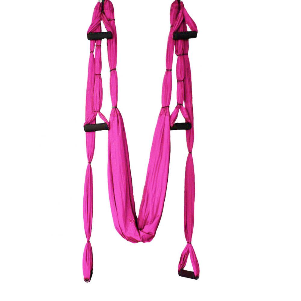 Large Bearing Yoga Swing Sling Hammock Trapeze Inversion Tool - Pink