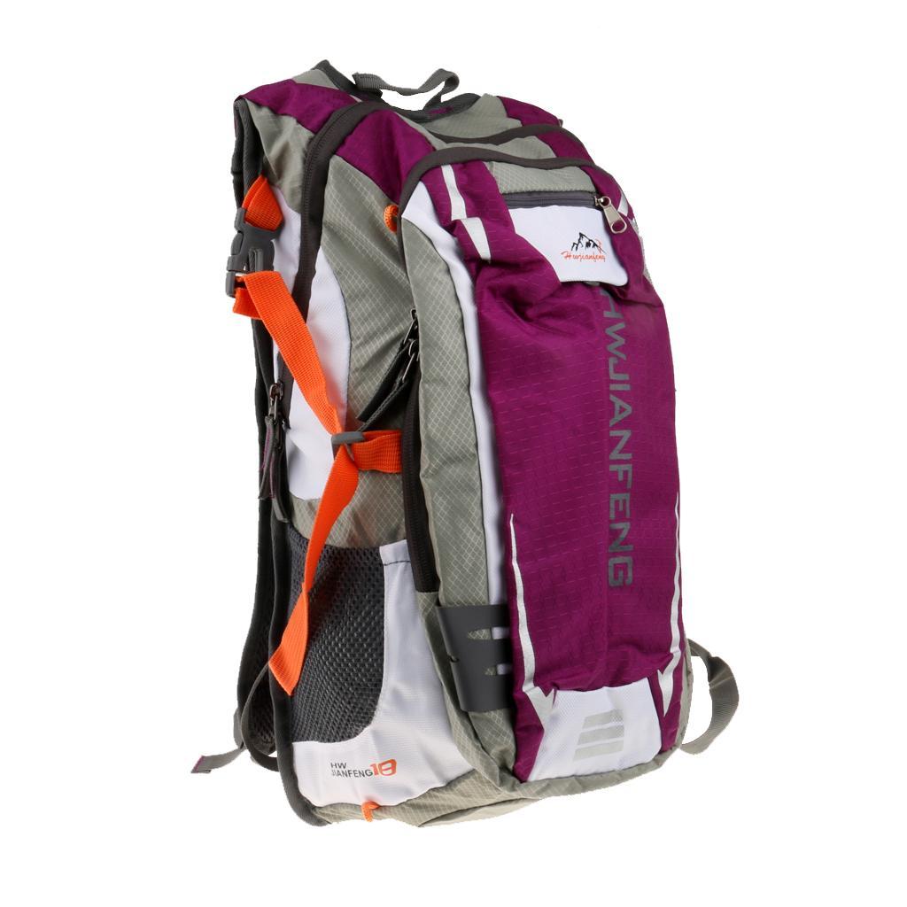  Hydration Pack Purple Bladder Bag Cycling Bicycle Bike Hiking Backpack 