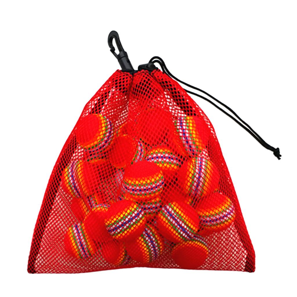 Drawstring Mesh Net Carry Bag for Scuba Diving Gear, Golf Ball, Table