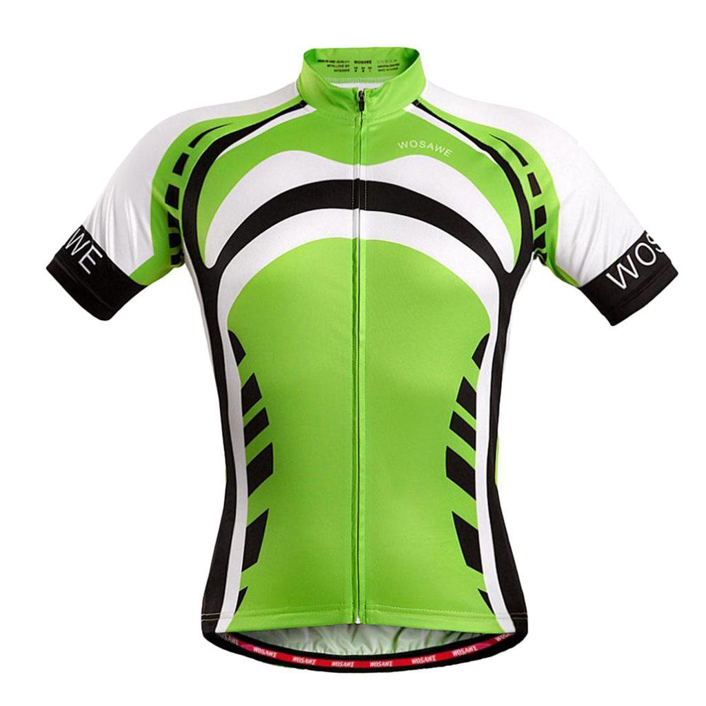 Herren Radtrikot Set Kurzarm Fahrrad Trikot und Radhose