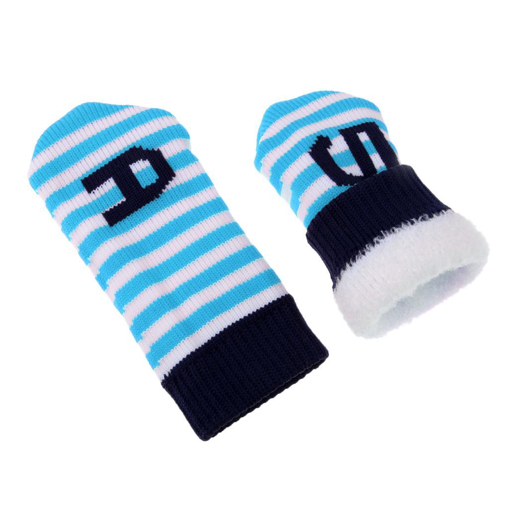 Set of 10 Golf Club Head Cover Knitted Sock Wedge Iron Protective