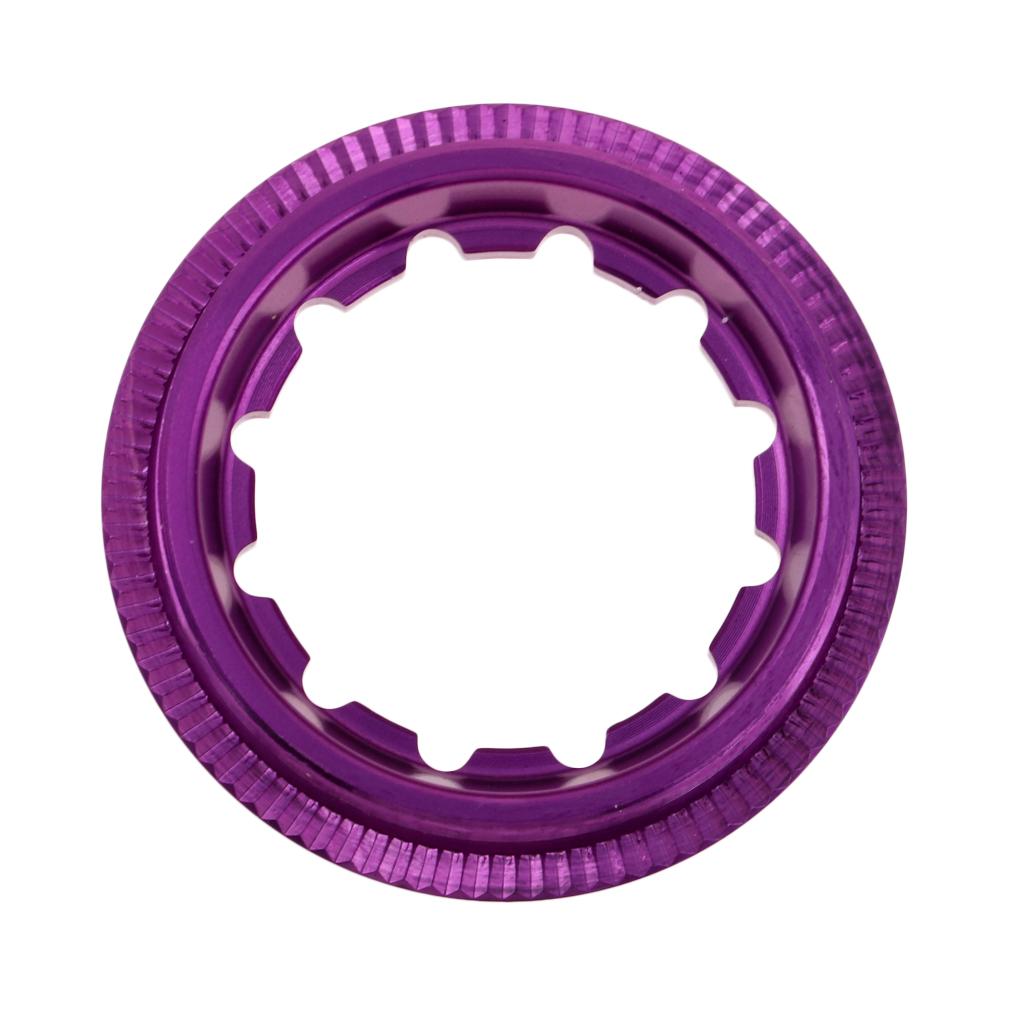 MTB Road Bike Cassette Cover Lock Ring Alloy Flywheel Ring Cover Purple