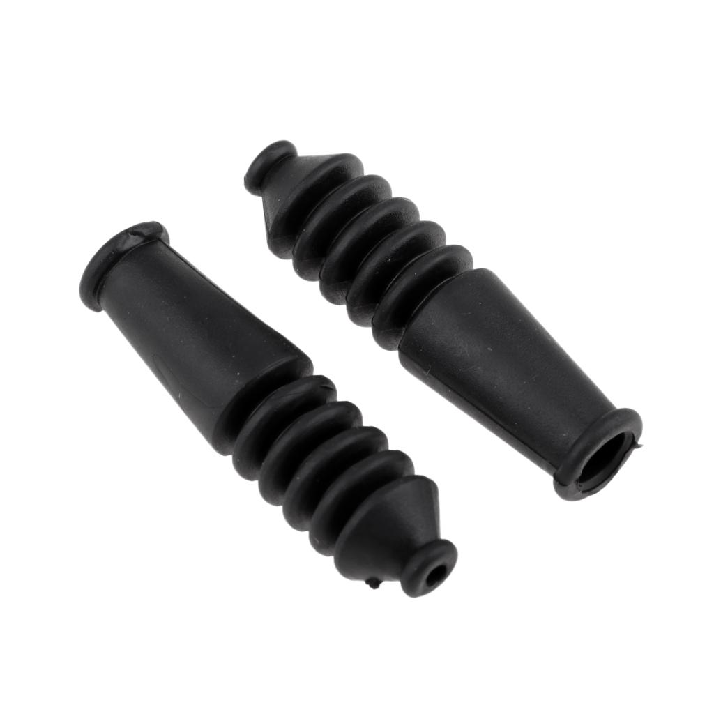 4x40x Rubber Bicycle Brake Noddle Boots Gear Cable Caps End Crimps Cap