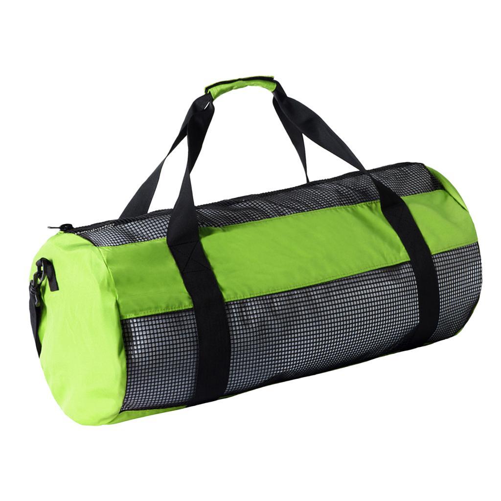 Mesh Duffle Gear Bag with Shoulder Strap for Scuba Dive Snorkeling