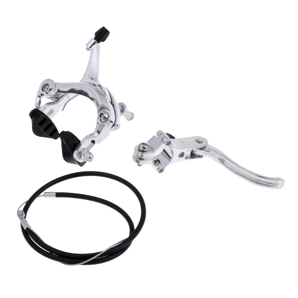 Front/ Rear Set Cycling Bike U Brake Caliper Lever Braking Cable Kit eBay