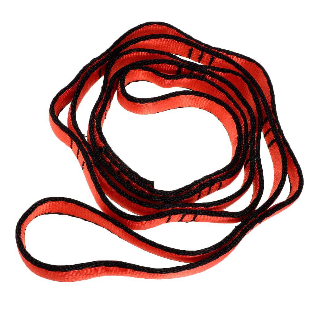 Yoga Fitness Stretch Stretching Out Strap Bands Climbing Daisy Chain Red