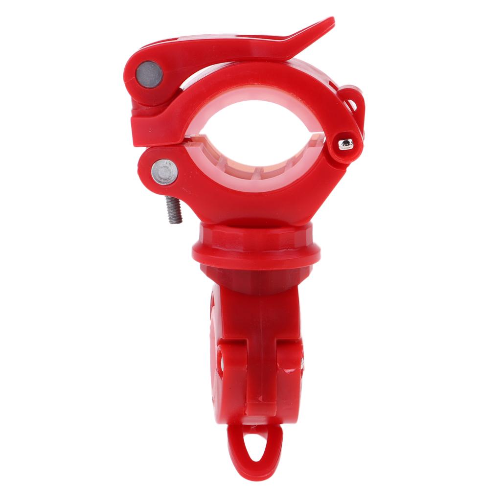 Bike Flashlight Torch Clamp/Bicycle Air Pump Clip Holder/Cycling Light Torch Grip Bracket, Reliable and Easy to Use