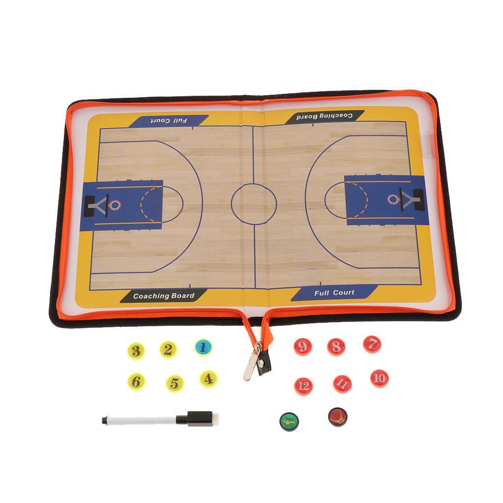 Football Basketball Coaching Board Magnetic Soccer Strategy Clipboard Type 2