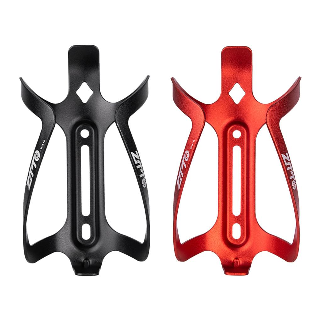 Bicycle Bottle Cages Water Bottle Holder Bracket Aluminium Alloy Rack Black