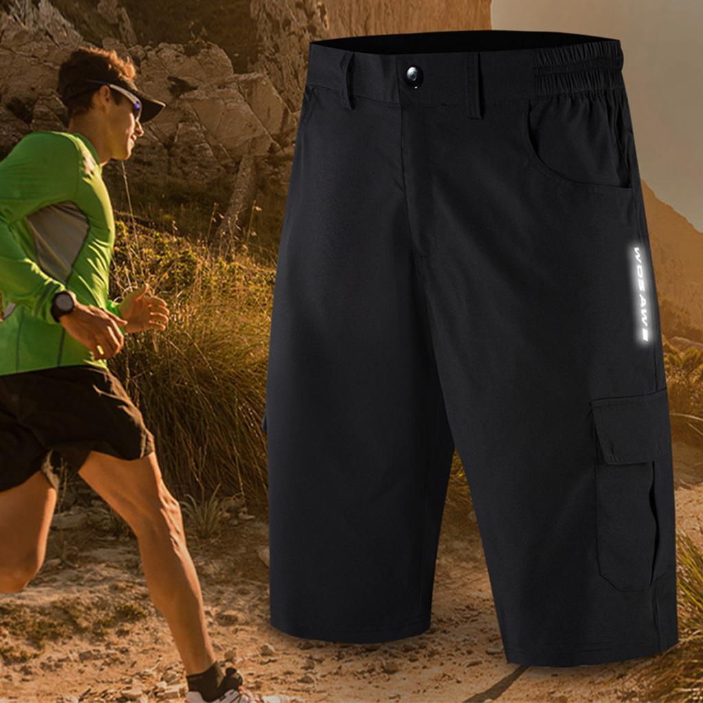 Men Sports Cycling Shorts Breathable Loose Waterproof ...